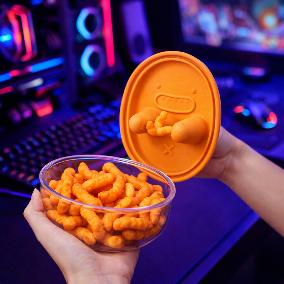 Recipiente Antimanchas para Snacks