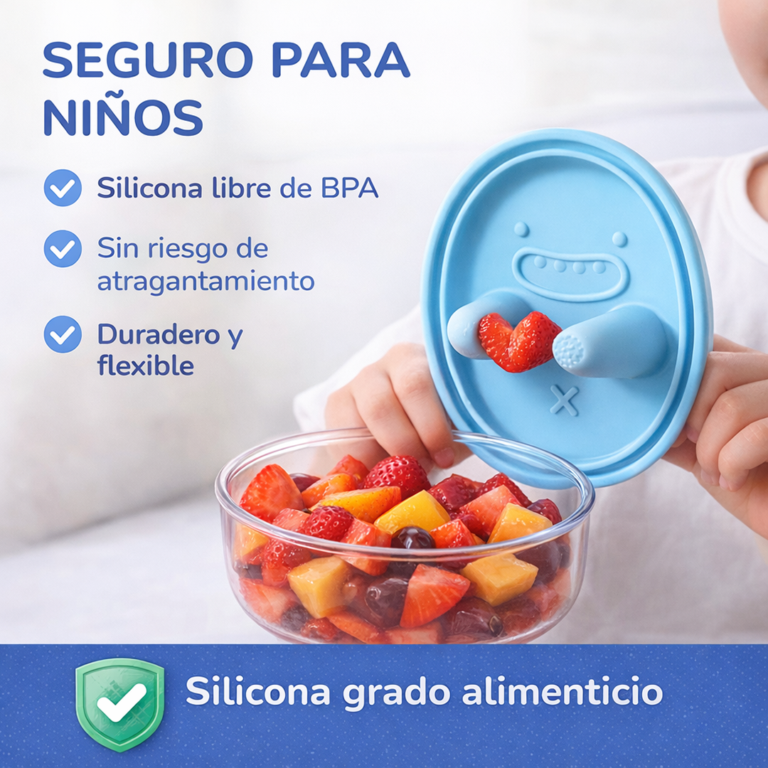 Recipiente Antimanchas para Snacks